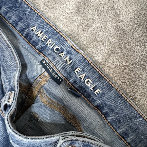 American Eagle Jeans Women's Size 14/27 XS Stretch Curvy High Rise Skinny Kick - Picture 5 of 12
